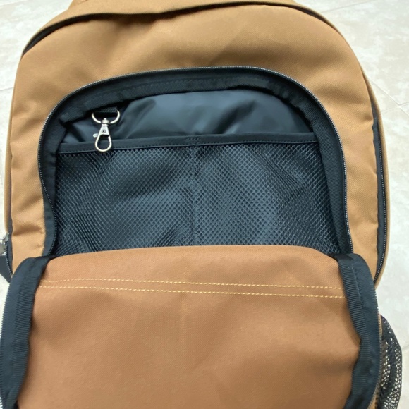 (Sold)Carhartt Unisex Insulated Two Compartment 24-Can Cooler Backpack Brown - Picture 5 of 10